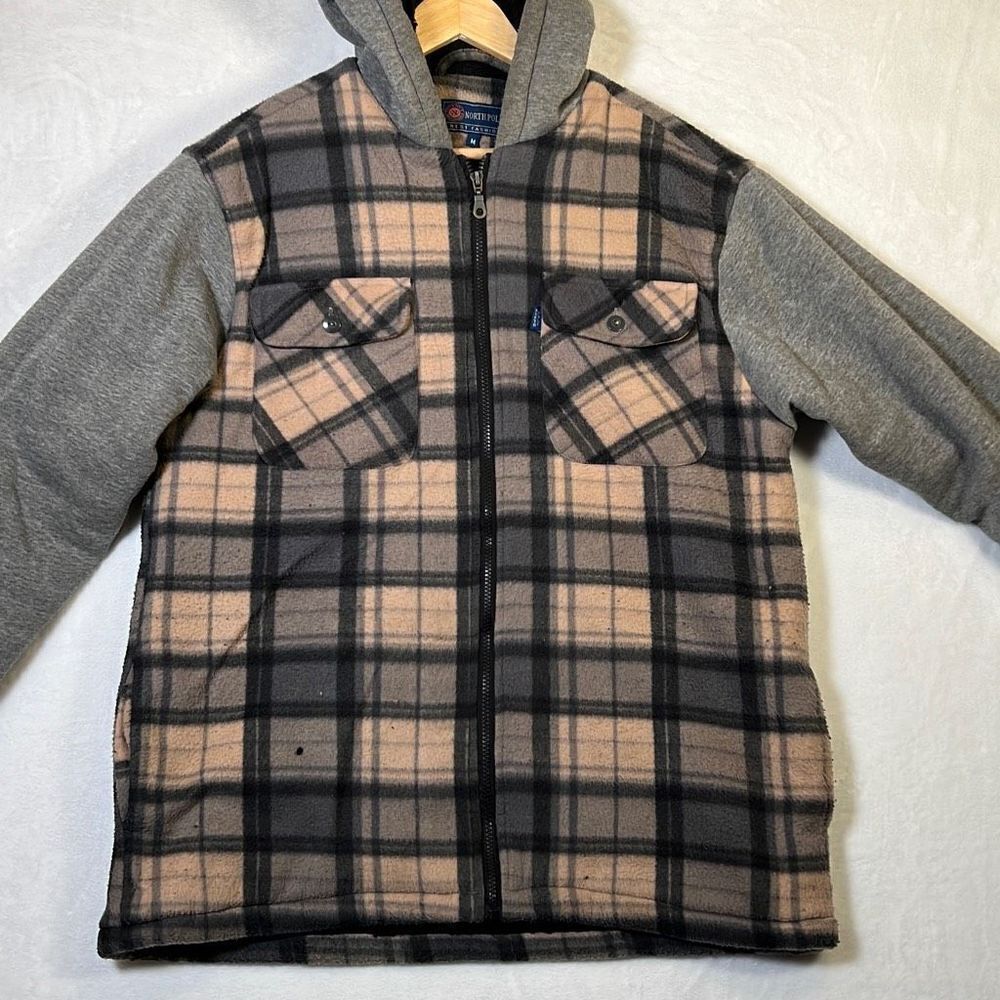 North Pole best fashion Sherpa style‎ jacket- Men medium